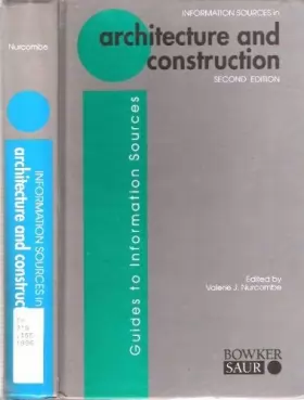 Couverture du produit · Information Sources in Architecture and Construction