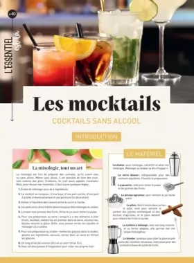 Couverture du produit · Les mocktails: Les cocktails sans alcool