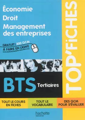 Couverture du produit · TOP'Fiches - Économie, Droit, Management des entreprises BTS