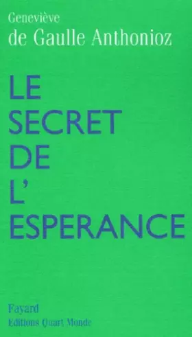 Couverture du produit · Le secret de l'esperance.