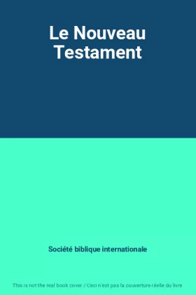Couverture du produit · Le Nouveau Testament