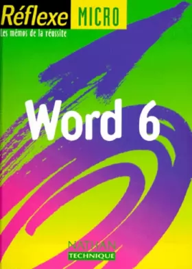 Couverture du produit · Word 6 sous wind, mémo numéro 15