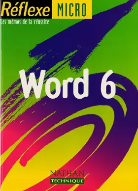 Couverture du produit · Word 6 sous wind, mémo numéro 15