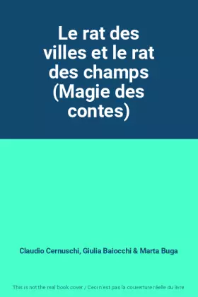 Couverture du produit · Le rat des villes et le rat des champs (Magie des contes)