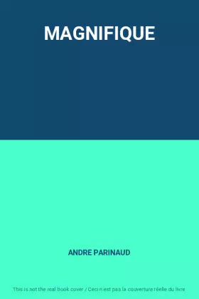 Couverture du produit · MAGNIFIQUE