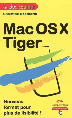 Couverture du produit · Tiger Mac OS X 10.4