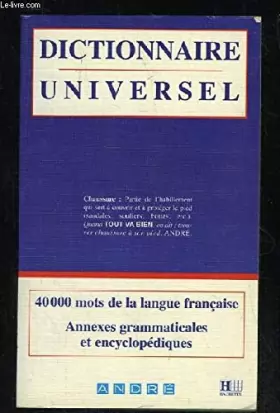 Couverture du produit · Dictionnaire universel. 40 000 mots de la langue francaise