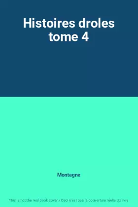 Couverture du produit · Histoires droles tome 4