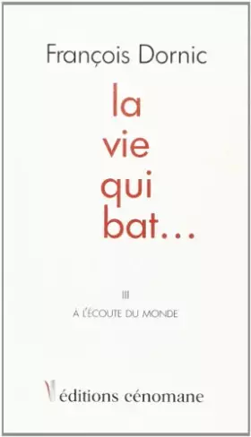 Couverture du produit · La vie qui bat--
