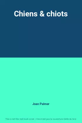 Couverture du produit · Chiens & chiots