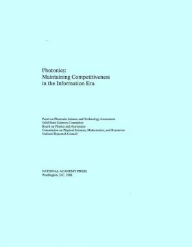 Couverture du produit · Photonics: Maintaining Competitiveness in the Information Era