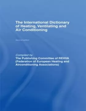 Couverture du produit · International Dictionary of Heating, Ventilating and Air Conditioning