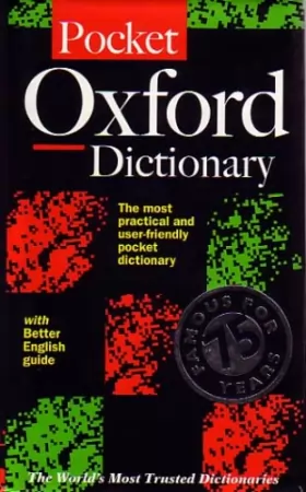 Couverture du produit · Pocket Oxford Dictionary of Current English
