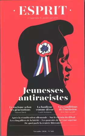 Couverture du produit · Esprit - Jeunesses antiracistes. Novembre 2020