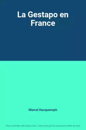 Couverture du produit · La Gestapo en France