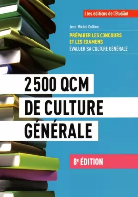 Couverture du produit · 2500 QCM de culture générale 8e édition