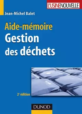 Couverture du produit · Aide-mémoire Gestion des déchets