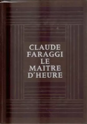 Couverture du produit · Le maître d'heure.