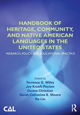 Couverture du produit · Handbook of Heritage, Community, and Native American Languages in the United States