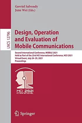 Couverture du produit · Design, Operation and Evaluation of Mobile Communications
