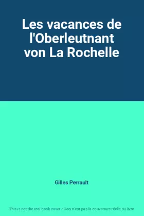 Couverture du produit · Les vacances de l'Oberleutnant von La Rochelle