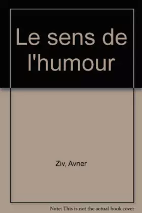 Couverture du produit · Le sens de l'humour