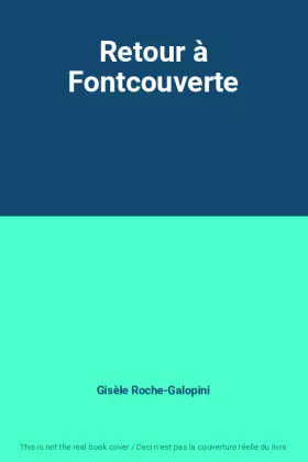 Couverture du produit · Retour à Fontcouverte
