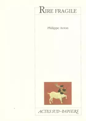 Couverture du produit · Rire fragile