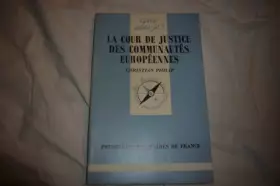Couverture du produit · La Cour de justice des Communautés européennes