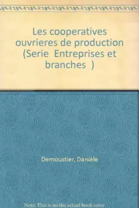 Couverture du produit · Les Coopératives de production
