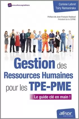 Couverture du produit · Gestion des ressources humaines pour les TPE-PME: Le guide clé en main !