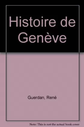 Couverture du produit · Histoire de Genève