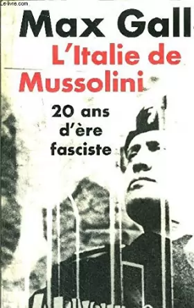 Couverture du produit · L'Italie de Mussolini : Vingt ans d'ère fasciste