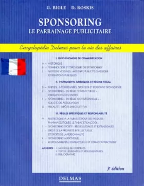 Couverture du produit · SPONSORING LE PARRAINAGE PUBLICITAIRE. 3ème édition 1996