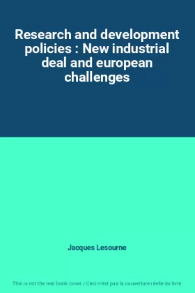 Couverture du produit · Research and development policies : New industrial deal and european challenges