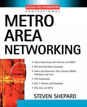 Couverture du produit · Metro Area Networking