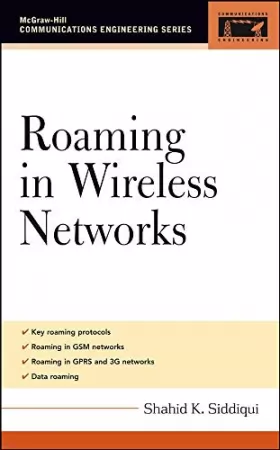 Couverture du produit · Roaming In Wireless Networks