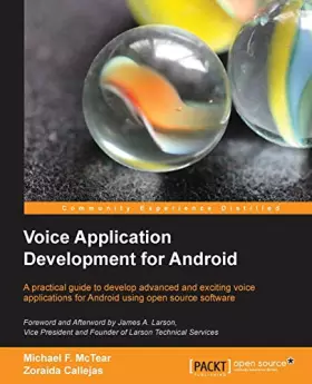 Couverture du produit · Voice Application Development for Android