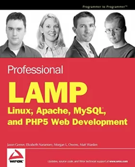 Couverture du produit · Professional LAMP: Linux, Apache, MySQL and PHP5 Web Development