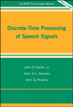 Couverture du produit · Discrete–Time Processing of Speech Signals
