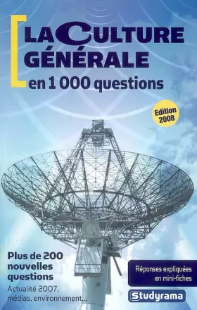 Couverture du produit · Culture générale en 1000 questions