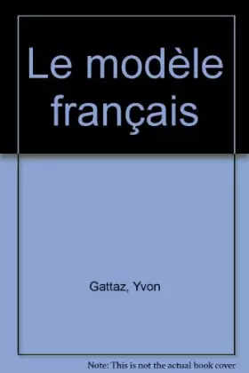 Couverture du produit · Le modèle français
