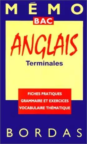 Couverture du produit · MEMO 21 ANGLAIS (Ancienne Edition)