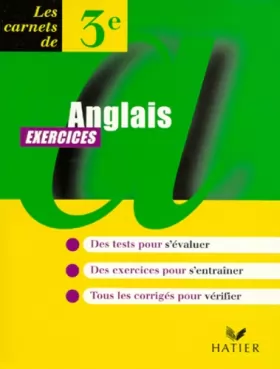 Couverture du produit · ANGLAIS 3EME. Exercices