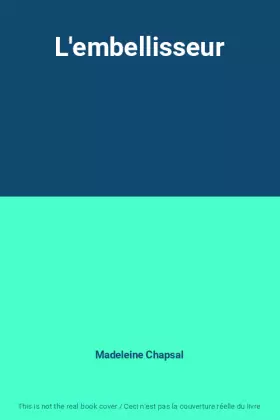 Couverture du produit · L'embellisseur