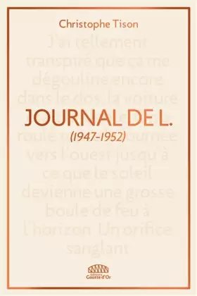 Couverture du produit · Journal de L.: (1947-1952)