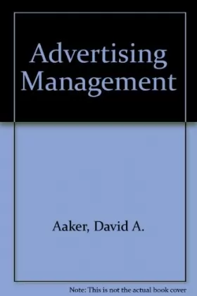 Couverture du produit · Advertising Management