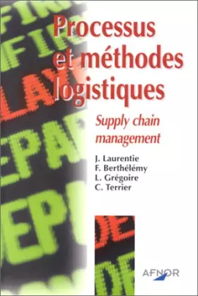 Couverture du produit · Processus et méthodes logistiques. Supply chain management
