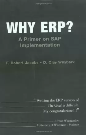 Couverture du produit · Why ERP?  A Primer on SAP Implementation