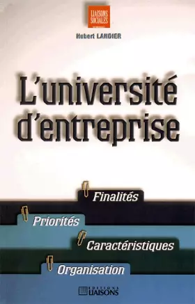 Couverture du produit · Université d'entreprise